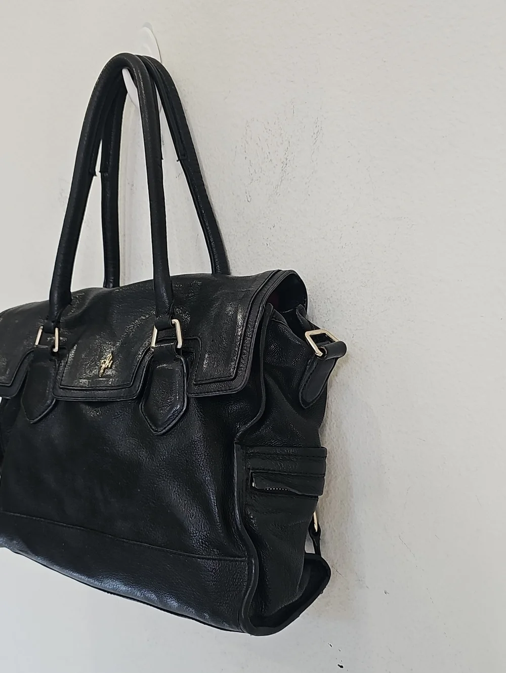 Cole Haan satchel Black Spacious